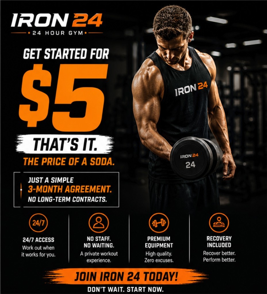 24/7 Gym in Lake Jackson, TX | Iron 24 Fitness, Recovery